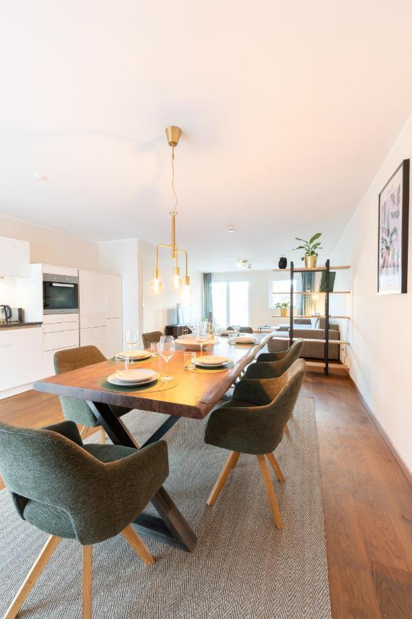 -Zentrale Wohnung-Balkon-Desingerkueche- Bielefeld Exterior foto